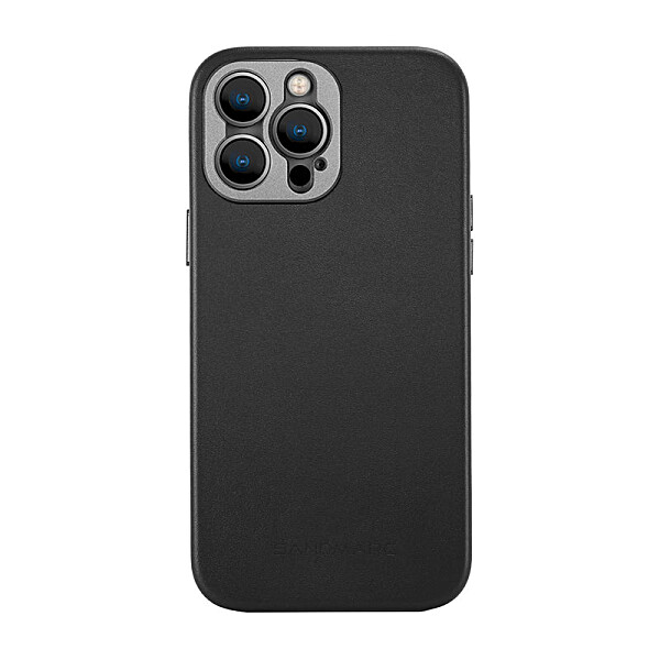 Pro Leather Case - iPhone 13 Pro Max (Magnet Enabled) - Black