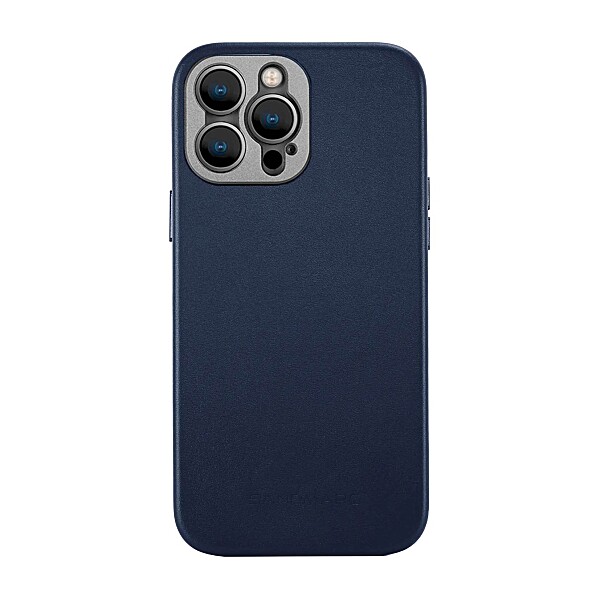 Pro Leather Case - iPhone 14 Pro (Magnet Enabled) - Navy