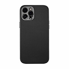 Pro Leather Case - iPhone 12 Pro Max (Magnet Enabled) - Black