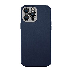 Pro Leather Case - iPhone 14 Pro (Magnet Enabled) - Navy