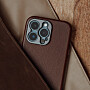 Pro Leather Case - iPhone 13 Pro (Magnet Enabled) - Brown