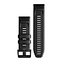 Garmin QuickFit® 26, Black Silicone, přezka Black